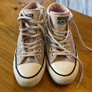 Converse Chuck Taylor All Star Madison Mid-Top Sneaker - size 6, color Pink